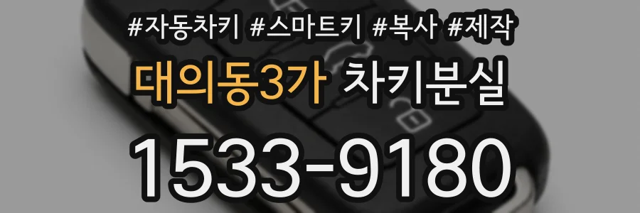 대의동3가 차키분실