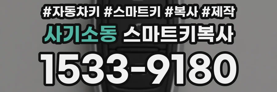 사기소동 스마트키복사