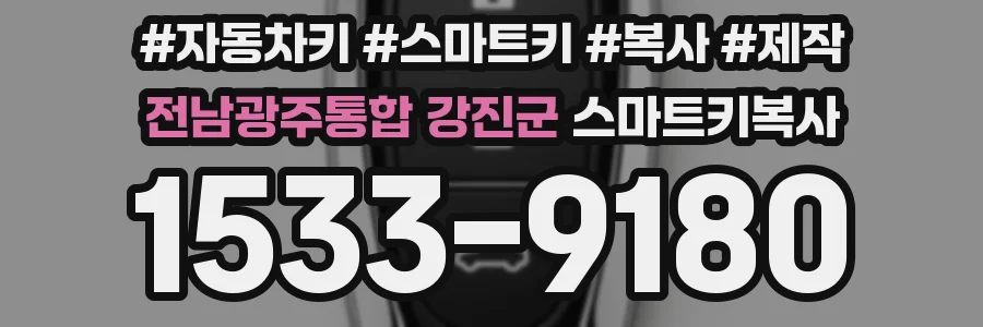 전남광주통합 강진군 스마트키복사