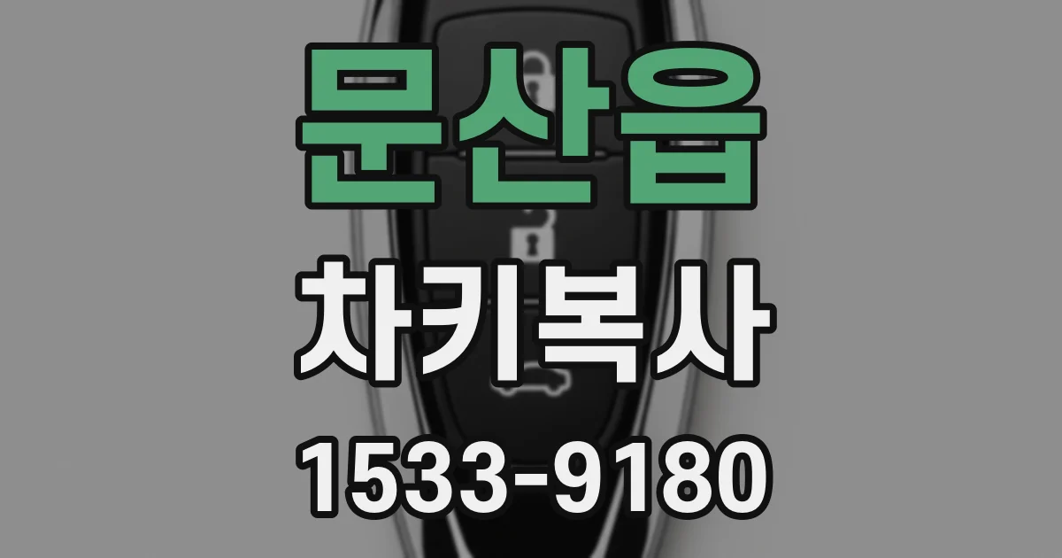 문산읍 차키복사