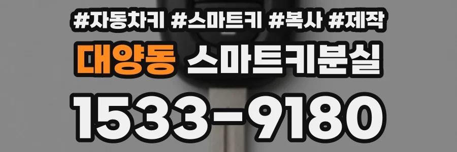 대양동 스마트키분실