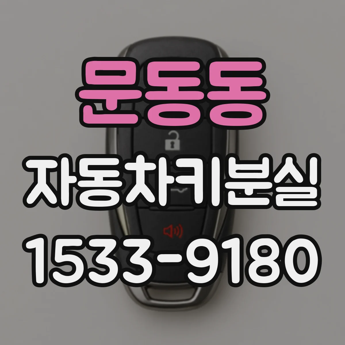 문동동 자동차키분실
