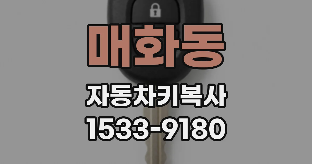 매화동 자동차키복사