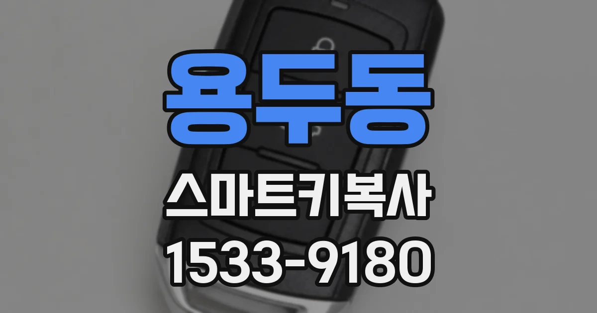 용두동 스마트키복사