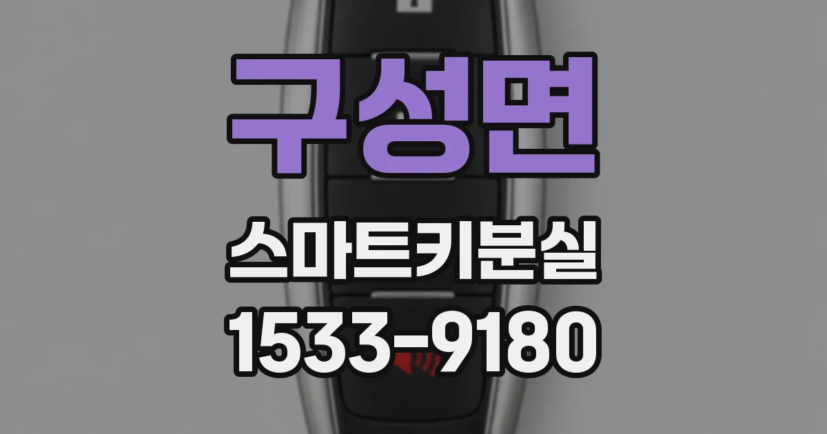 구성면 스마트키분실