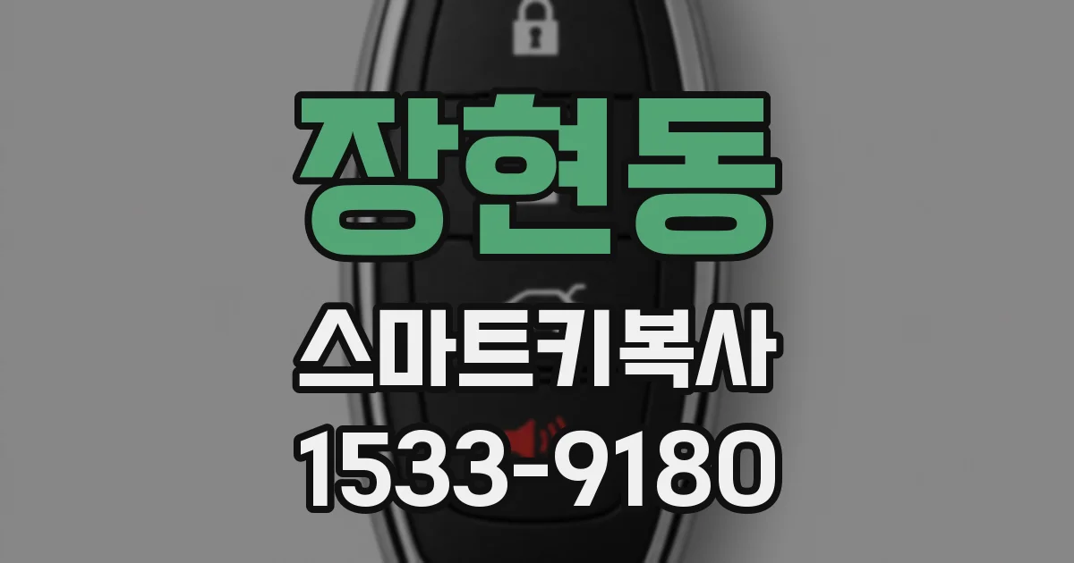 장현동 스마트키복사