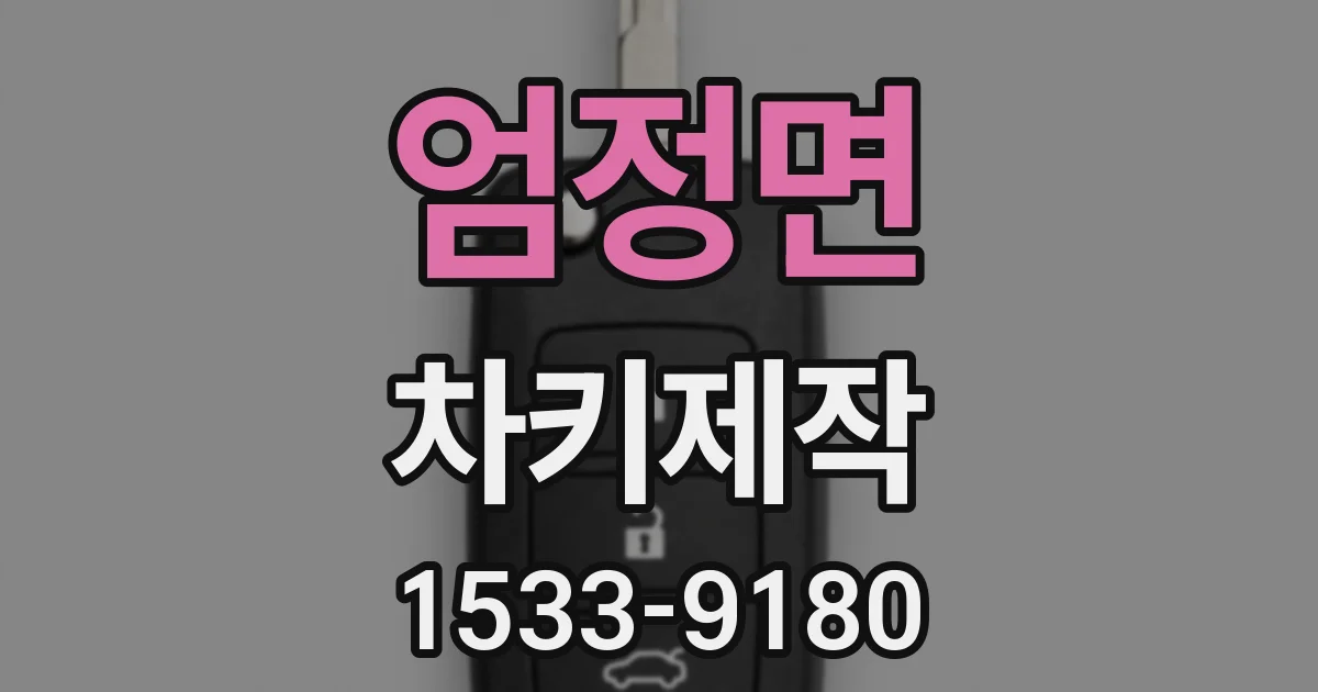 엄정면 차키제작