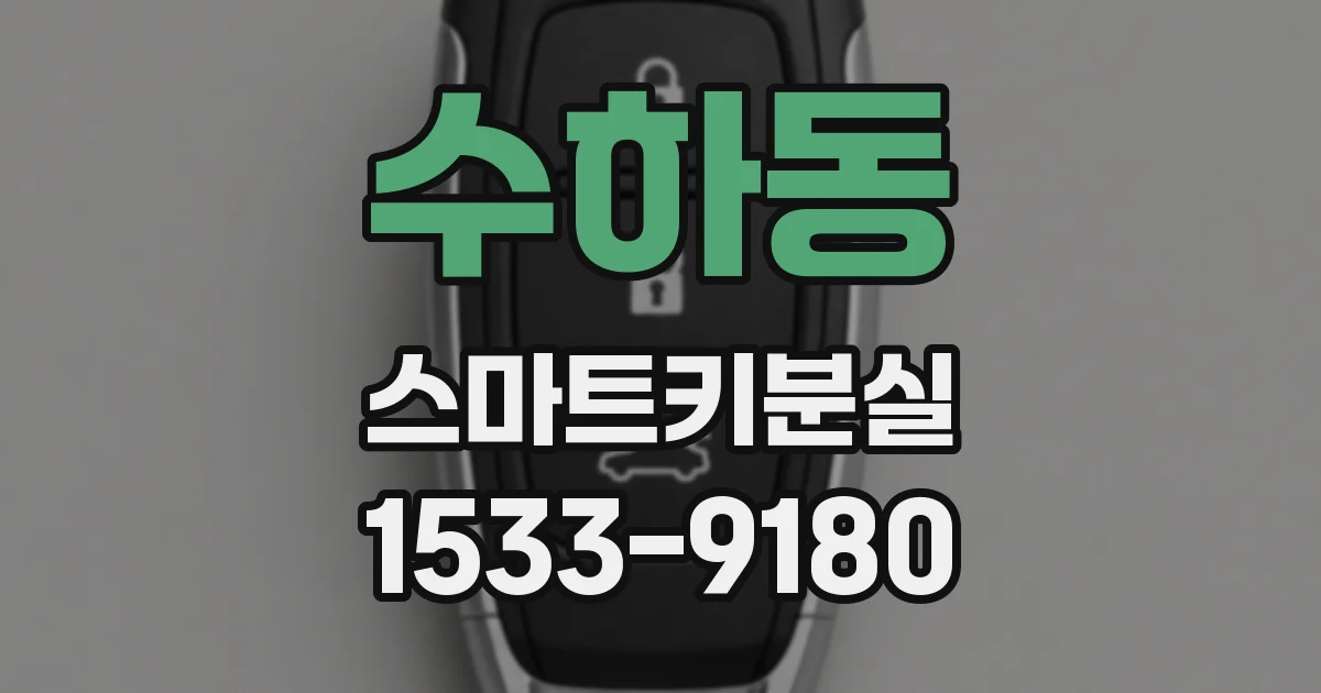 수하동 스마트키분실