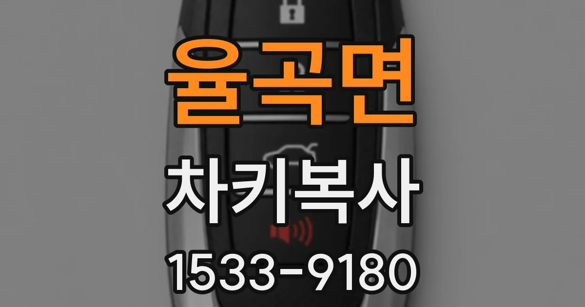 율곡면 차키복사