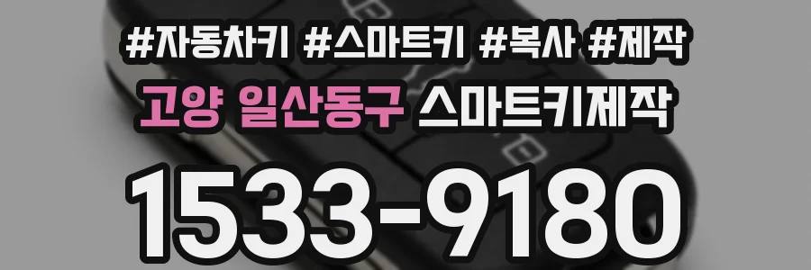 고양 일산동구 스마트키제작