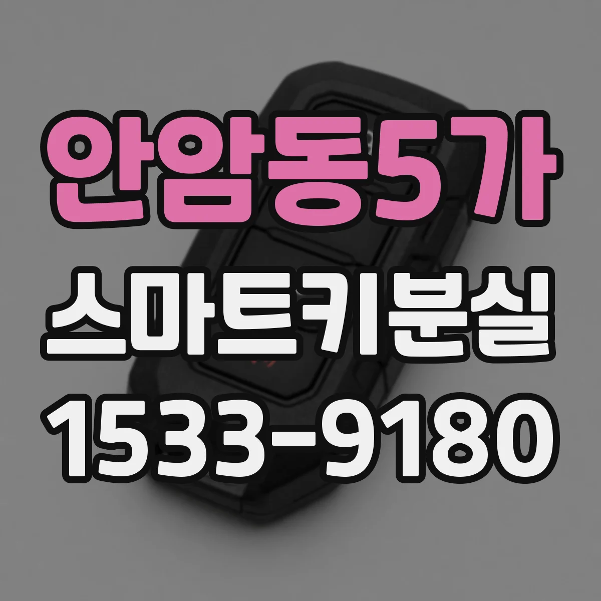 안암동5가 스마트키분실