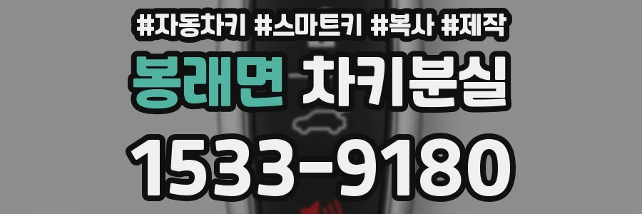 봉래면 차키분실