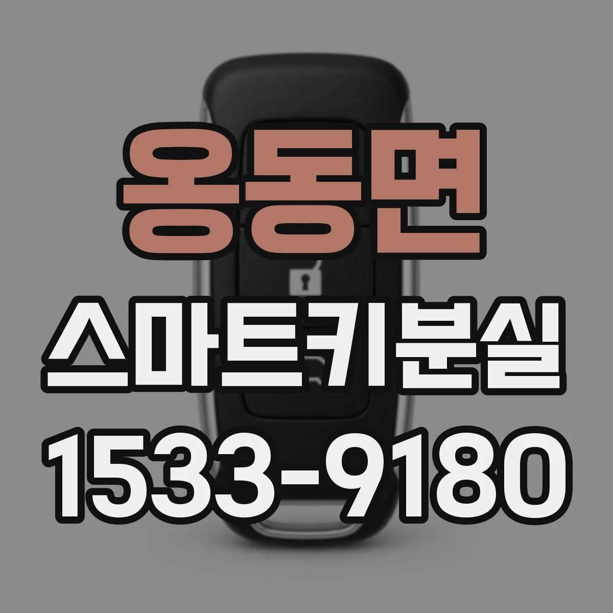 옹동면 스마트키분실