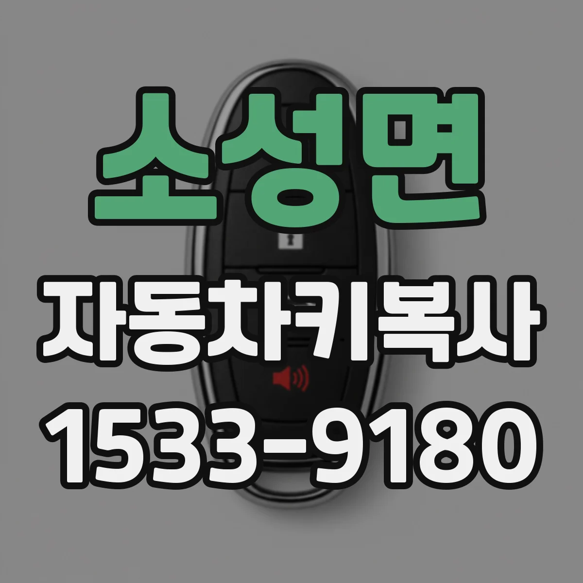 소성면 자동차키복사