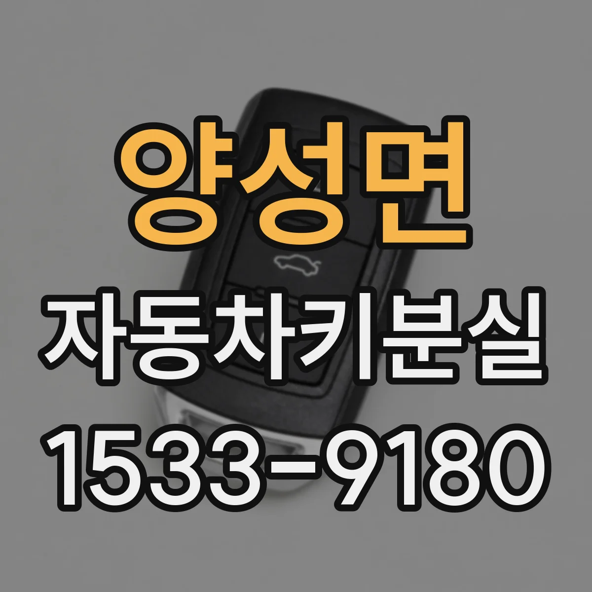 양성면 자동차키분실