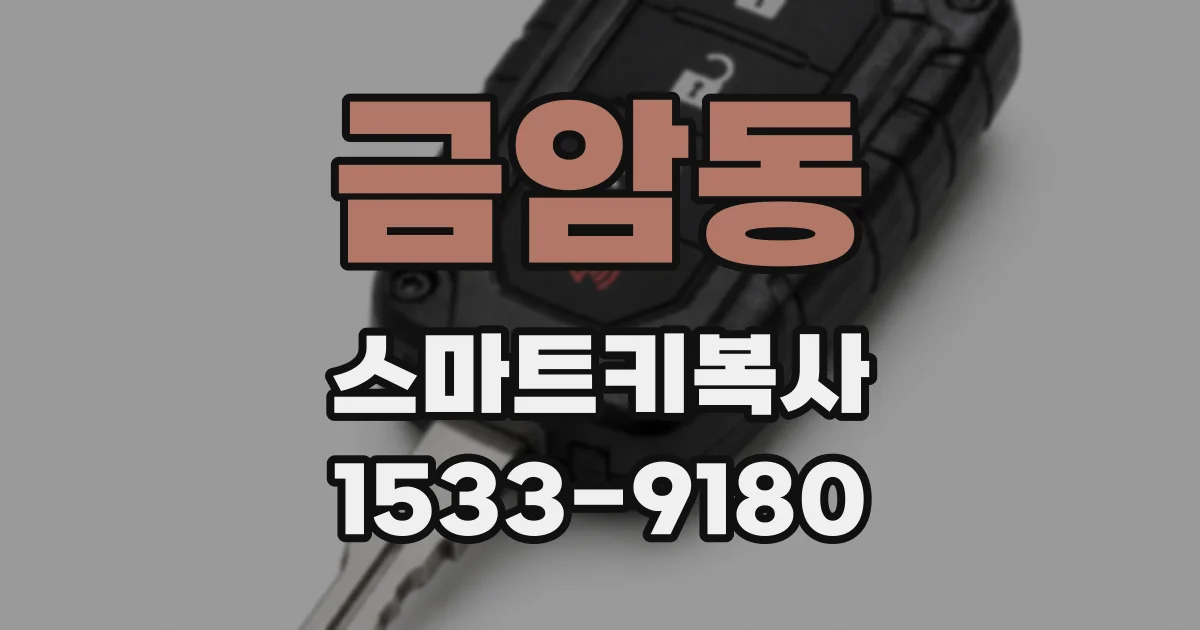 금암동 스마트키복사