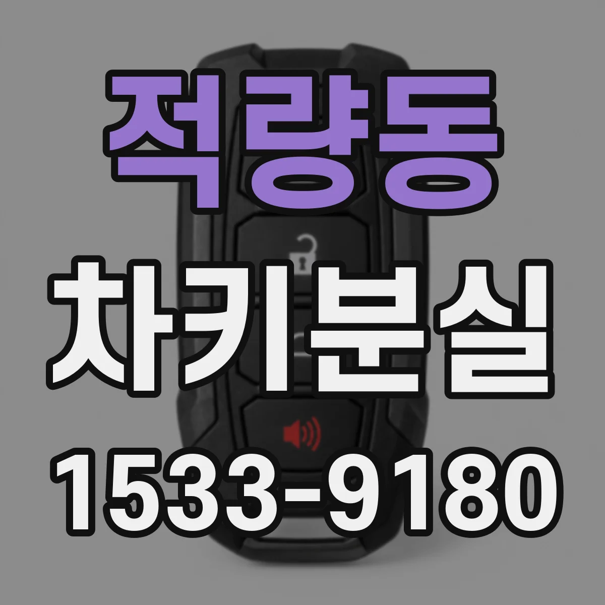 적량동 차키분실