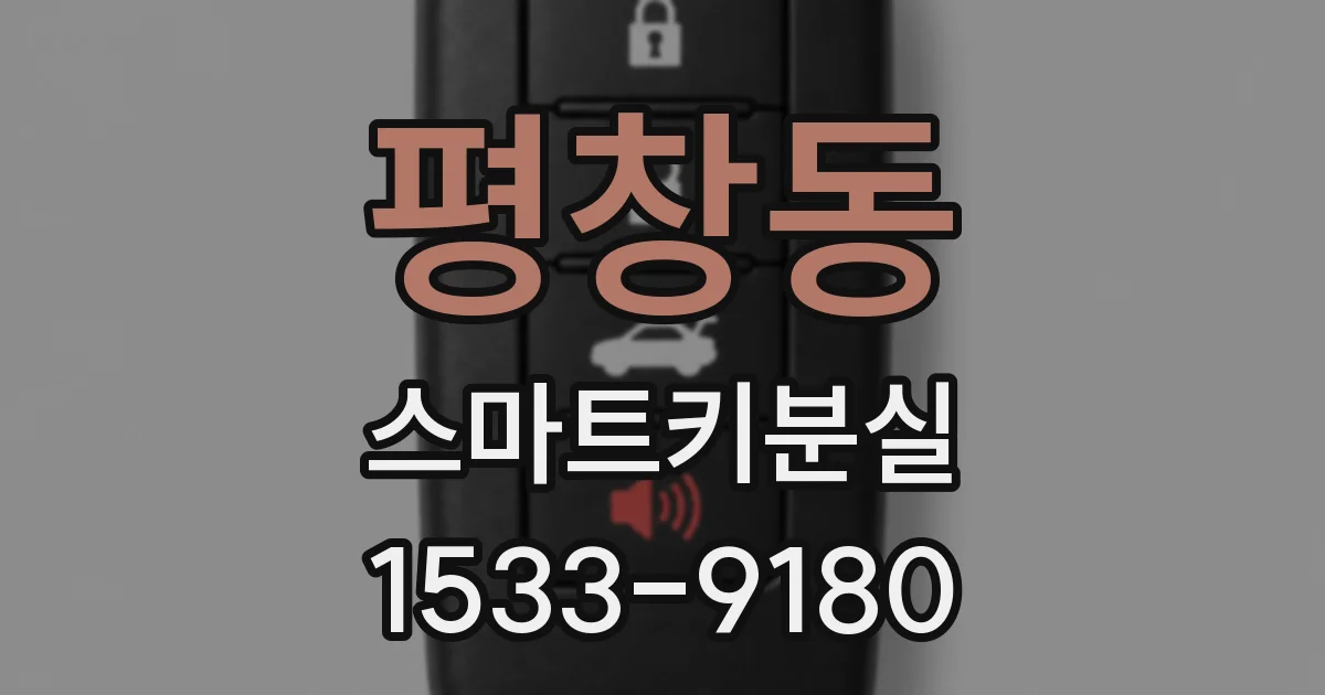 평창동 스마트키분실