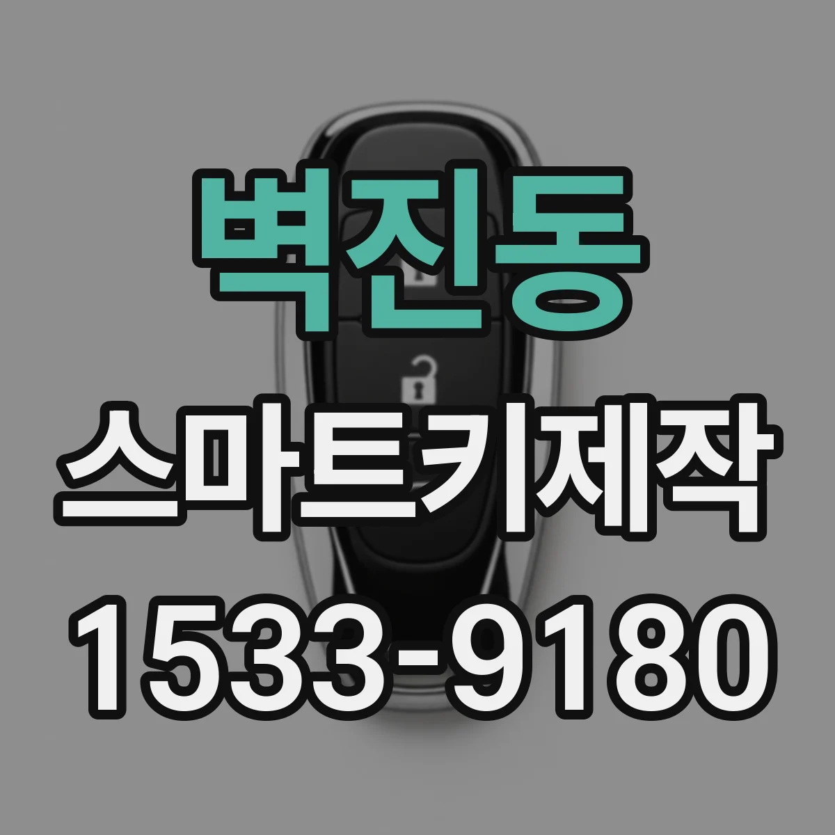 벽진동 스마트키제작