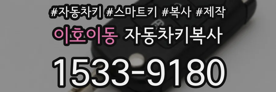 이호이동 자동차키복사