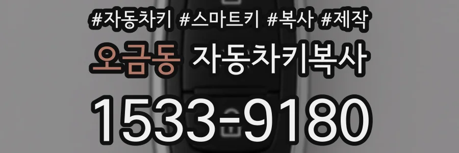 오금동 자동차키복사