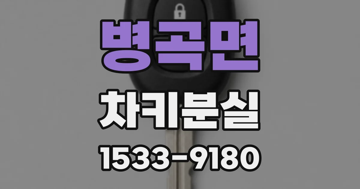 병곡면 차키분실
