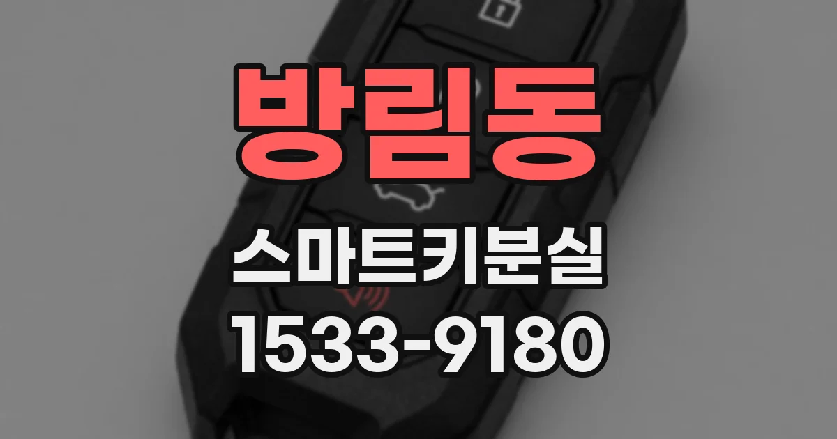 방림동 스마트키분실