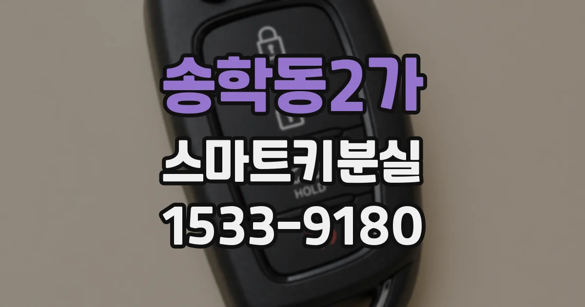 송학동2가 스마트키분실