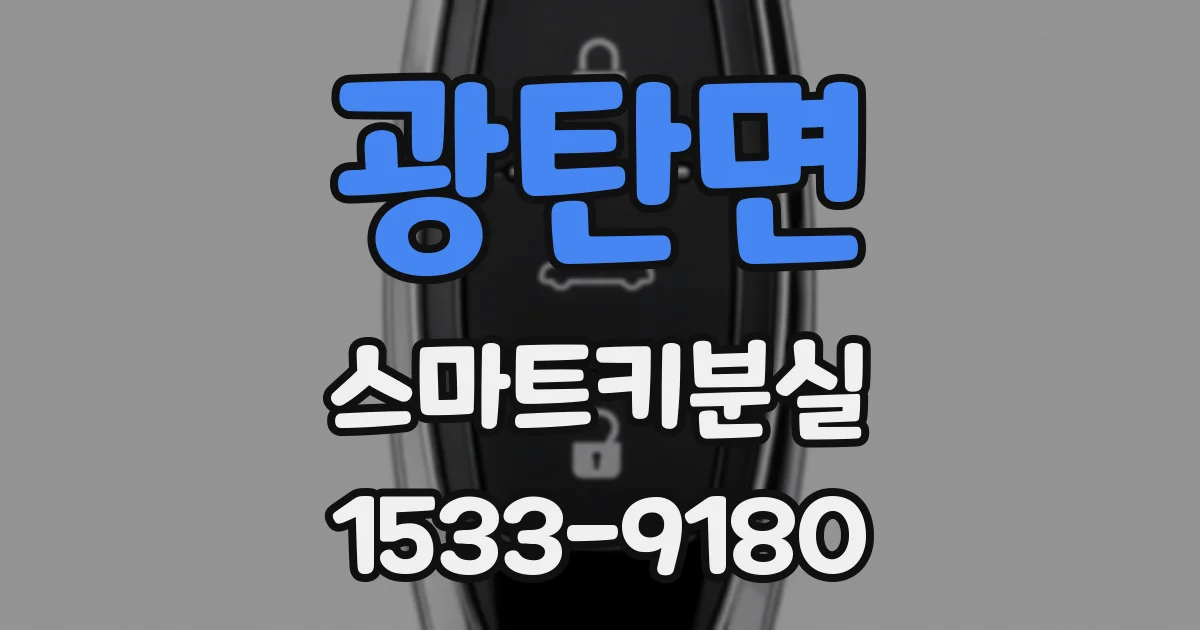광탄면 스마트키분실