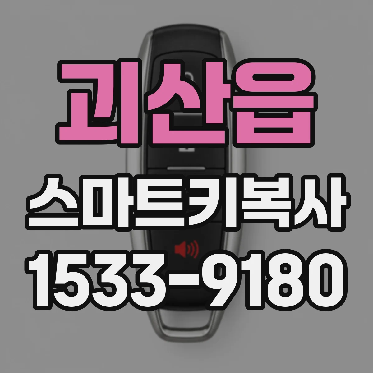 괴산읍 스마트키복사