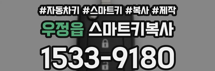 우정읍 스마트키복사