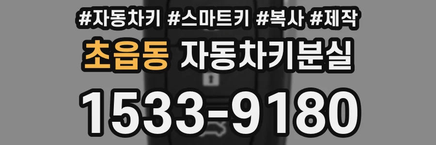 초읍동 자동차키분실