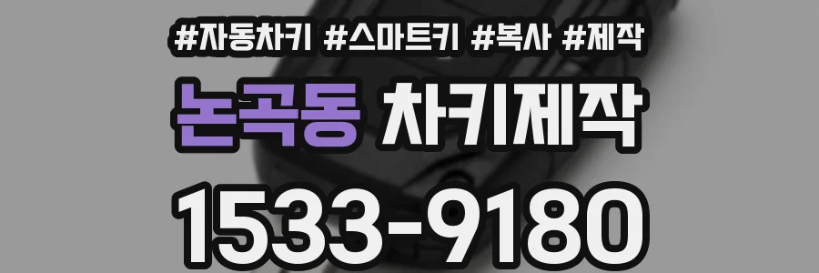 논곡동 차키제작