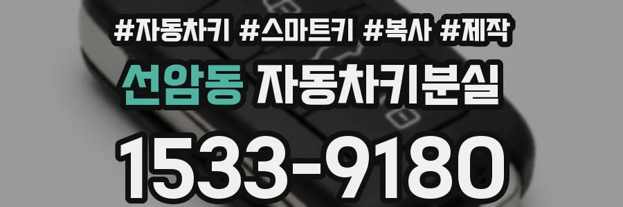선암동 자동차키분실