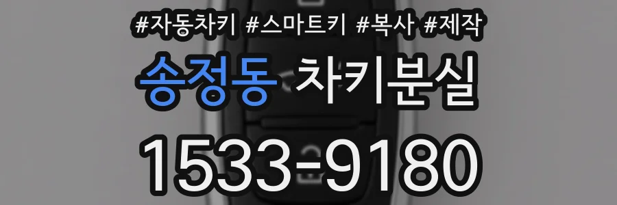 송정동 차키분실
