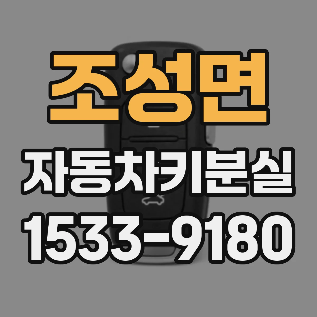 조성면 자동차키분실