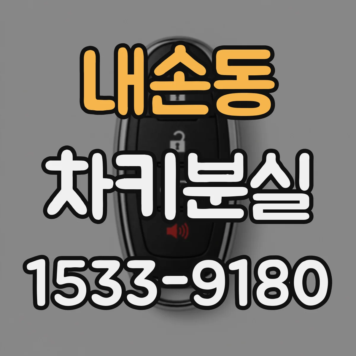 내손동 차키분실