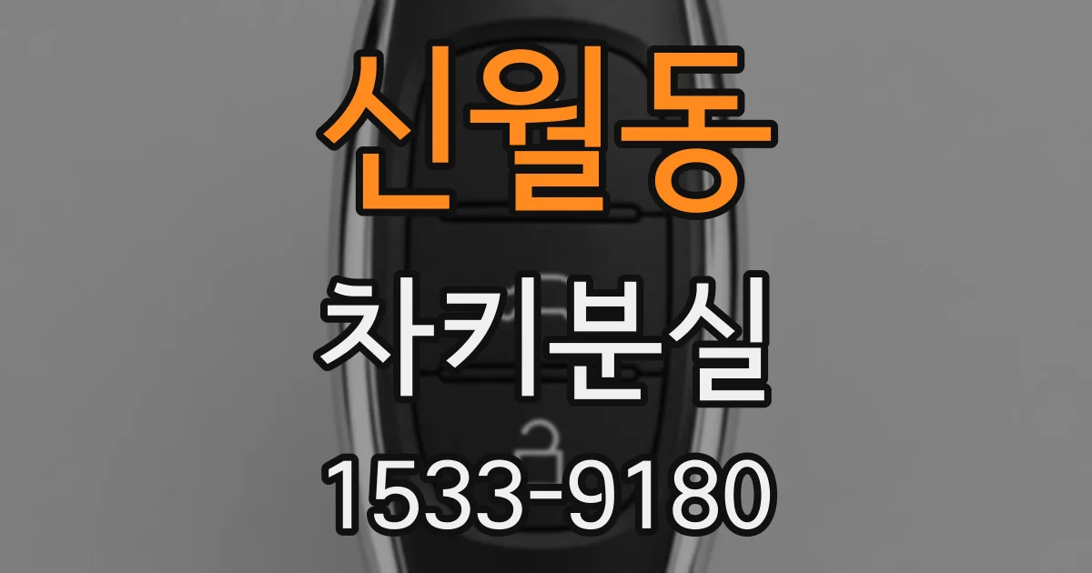 신월동 차키분실