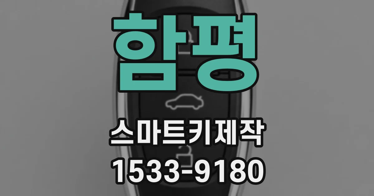 함평 스마트키제작
