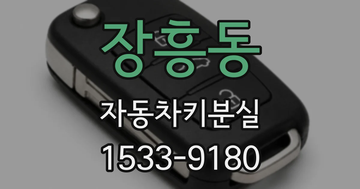 장흥동 자동차키분실