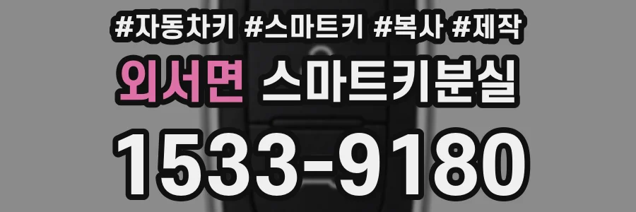외서면 스마트키분실