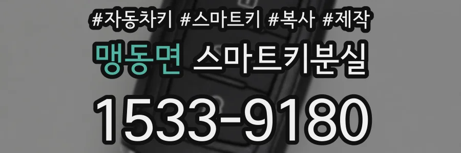맹동면 스마트키분실