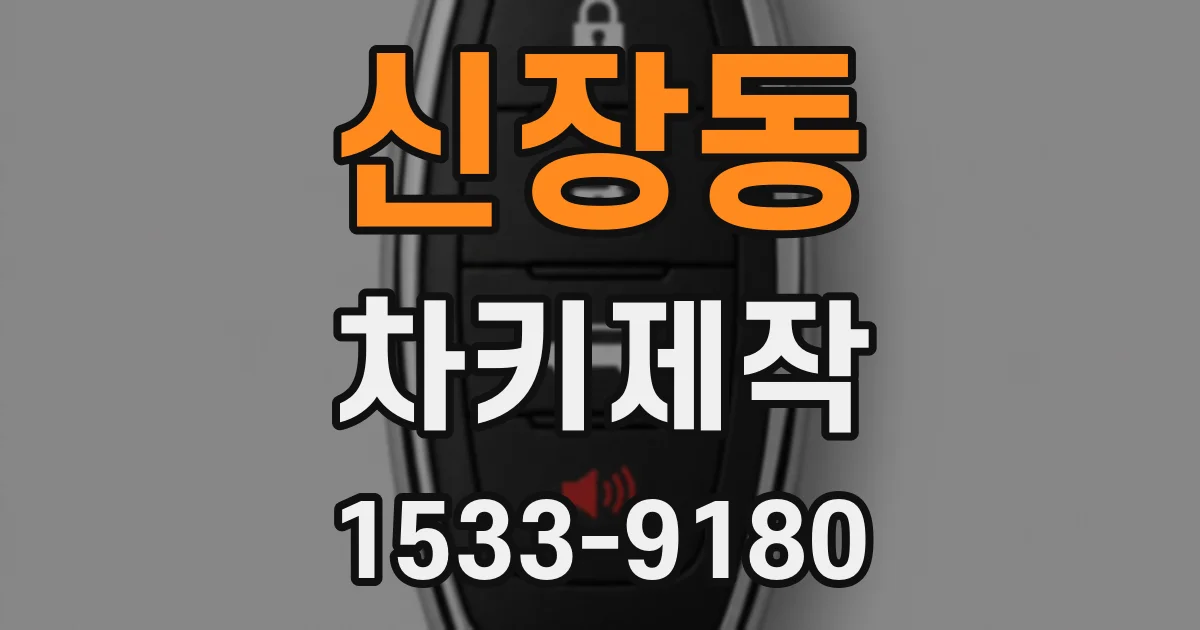 신장동 차키제작