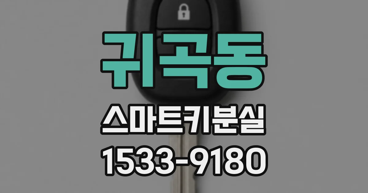 귀곡동 스마트키분실