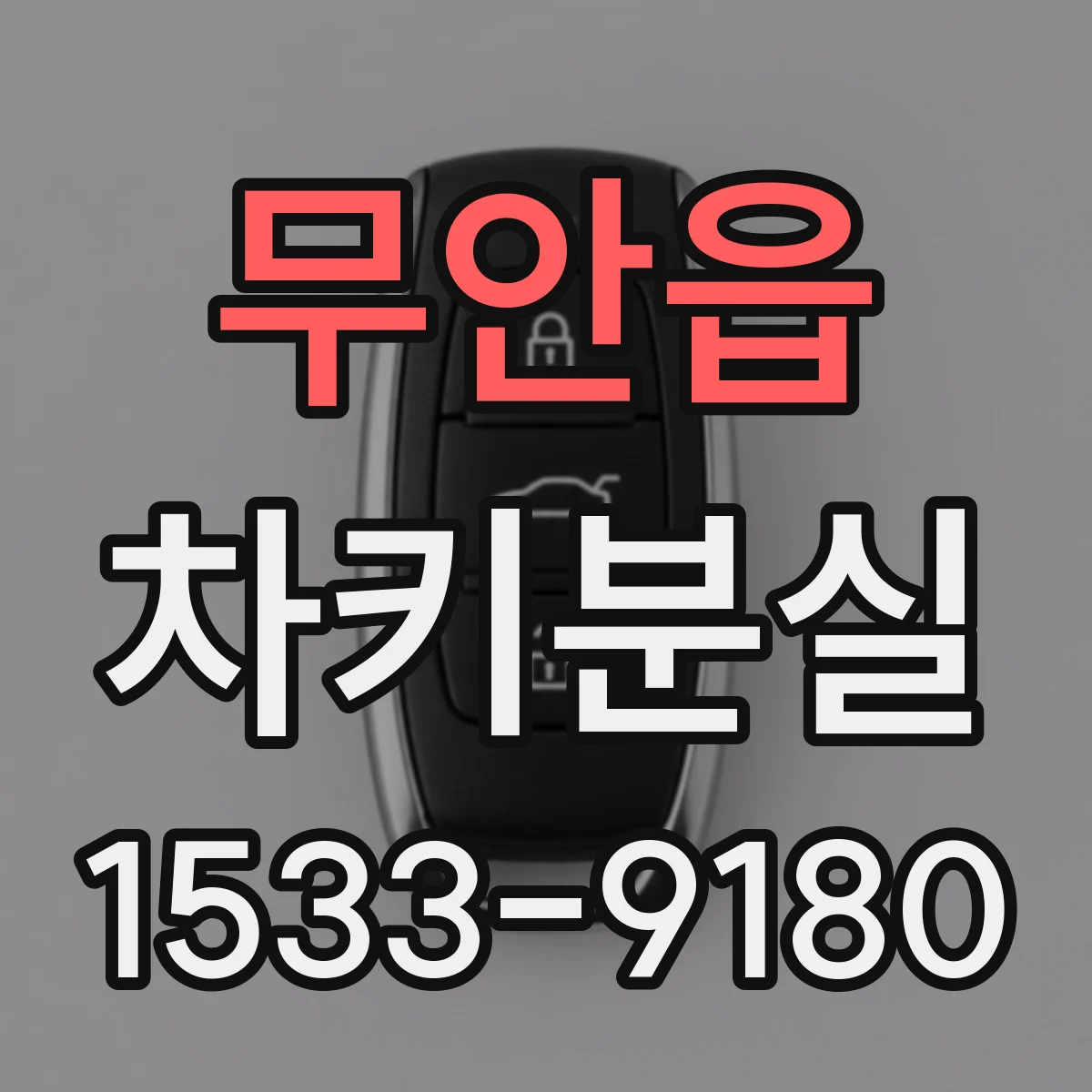 무안읍 차키분실