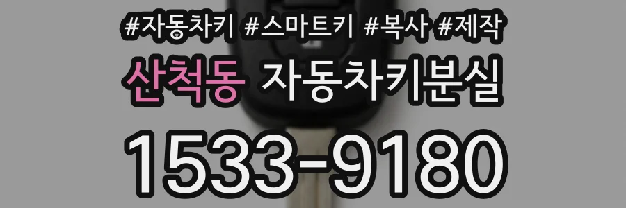 산척동 자동차키분실