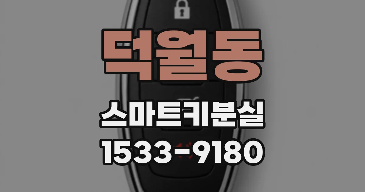 덕월동 스마트키분실