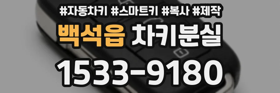 백석읍 차키분실
