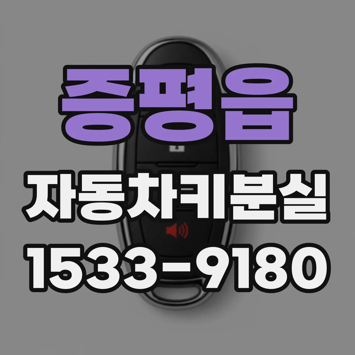 증평읍 자동차키분실
