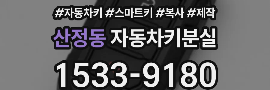 산정동 자동차키분실